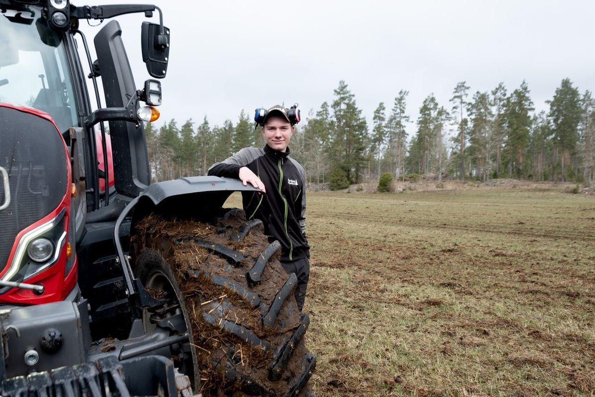 Arvid Syrén, dikoproducent på Lilla Möckhult, Oskarshamn.